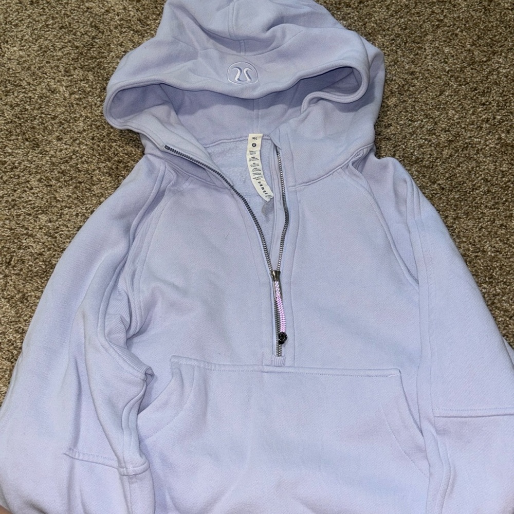 Lululemon scuba oversized half zip hoodie M/L rare color